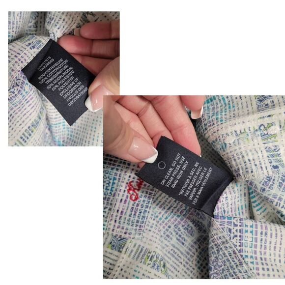 Robert Graham Pastel Paisley Blue Contrast Cotton Knowledge Wisdom Truth Shirt - Picture 7 of 8